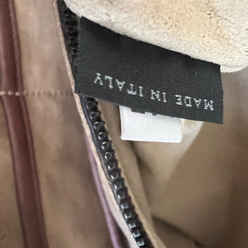 Prada Tan Leather Men's Briefcase